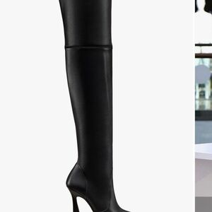 Ultravinnie boot 100 Stuart Weitzman Black Over the Knee Boots